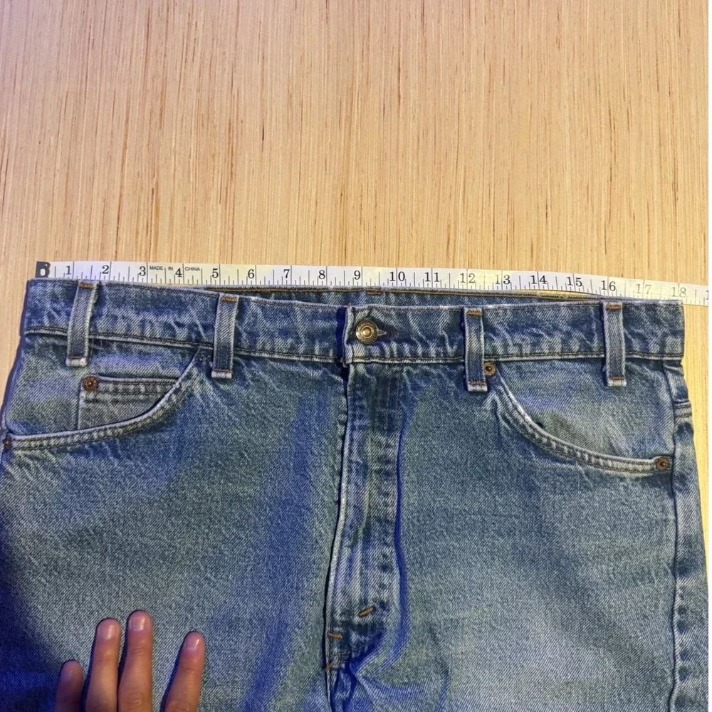 Vintage Levis 517 Orange Tab Mens 36x30 Blue Jeans Bootcut 1980s denim 38